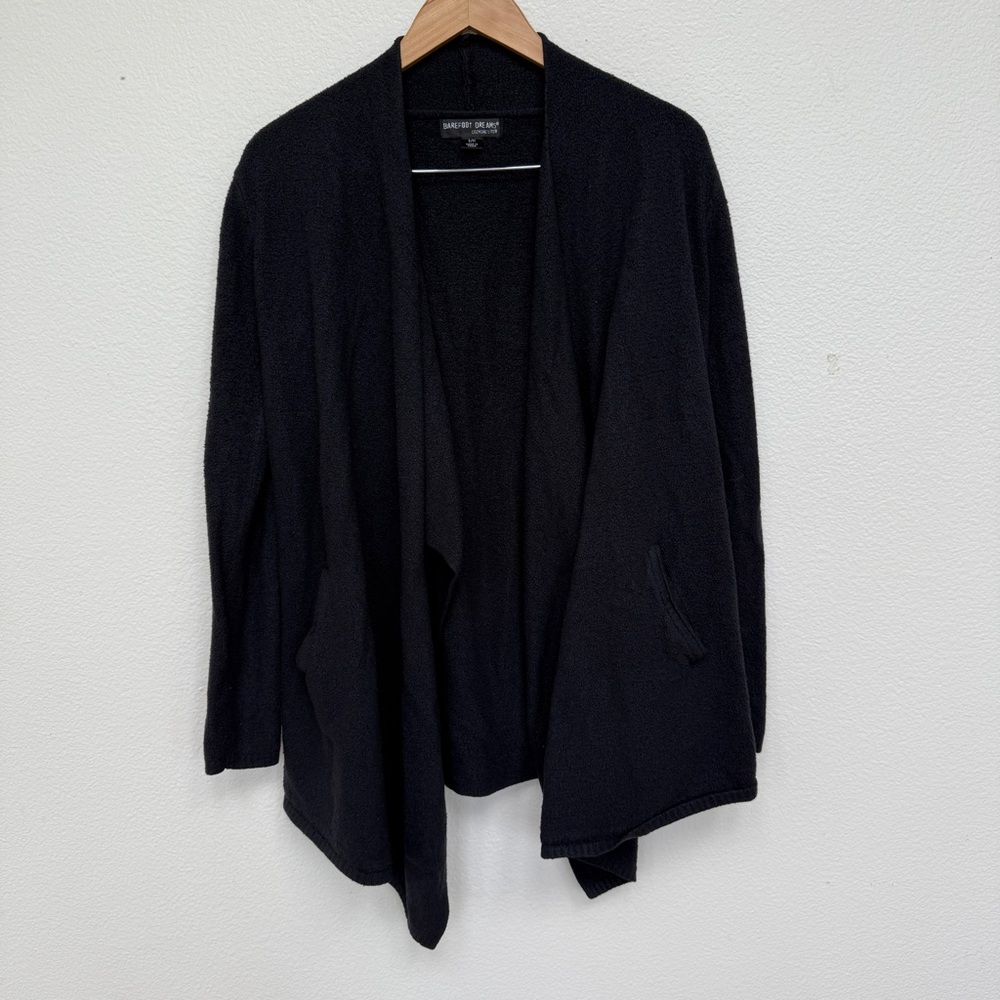 Barefoot Dreams Cozy Chic Black Cardigan Size S/M